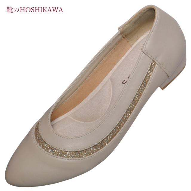 Scramble ローヒールカジュアルパンプス 2071