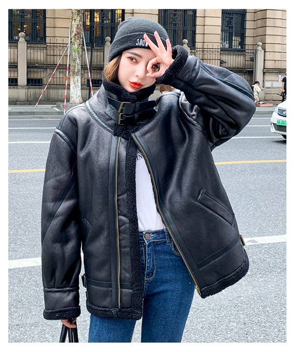 ムートンコート ライダース ジャケット ボアコート レディース ボア