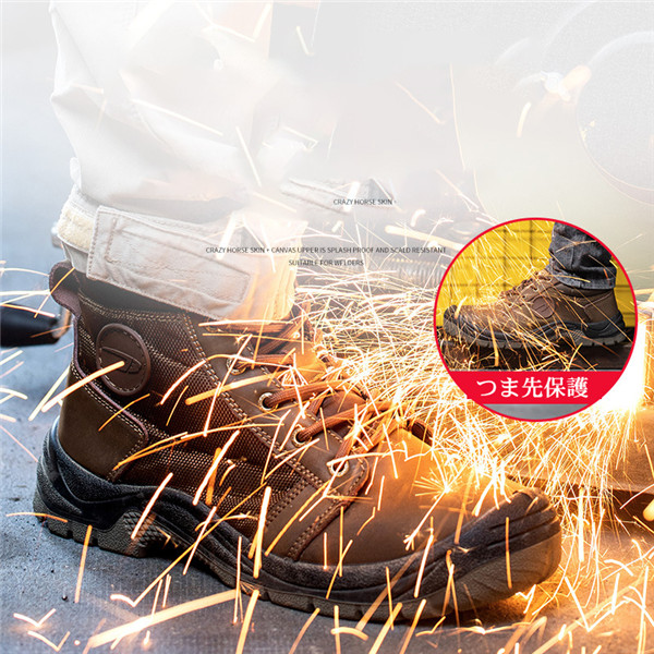 ポイント超超祭利用可 ワークブーツ メンズ 安全靴 作業ブーツ つま先