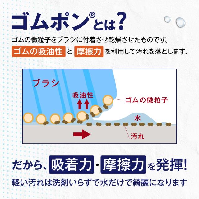 ゴムポンバスブラシハンドタイプ