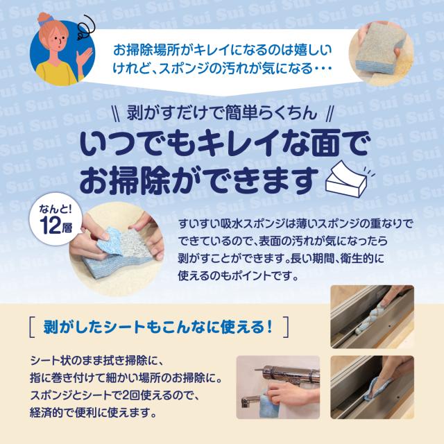 吸水すいすいスポンジ