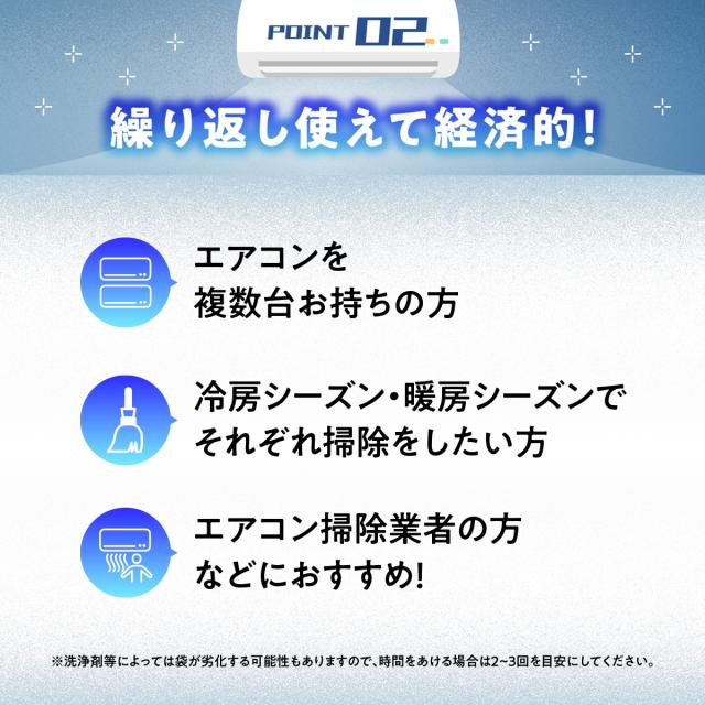 徹底洗浄エアコン掃除カバー
