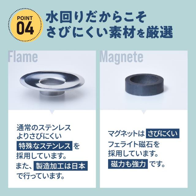 HUBATH 洗面台ヘアキャッチャー