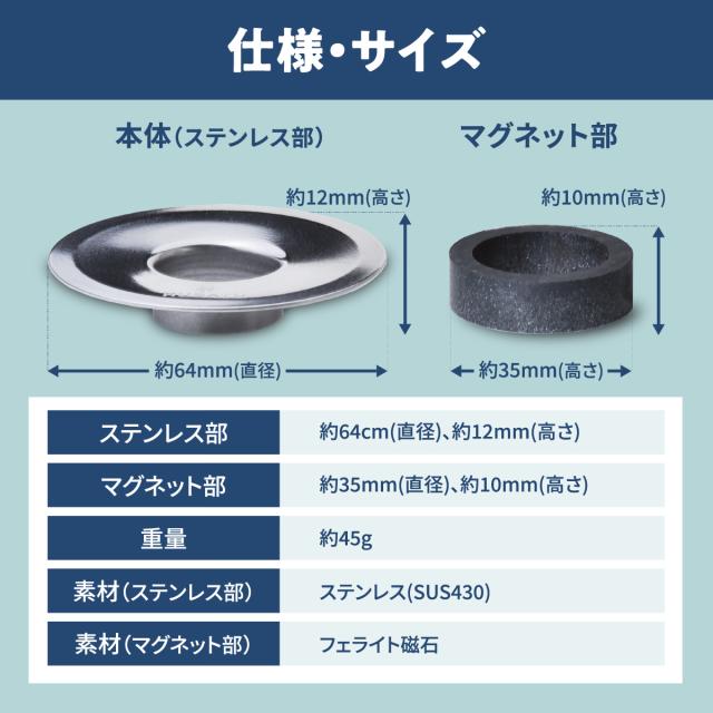 HUBATH 洗面台ヘアキャッチャー