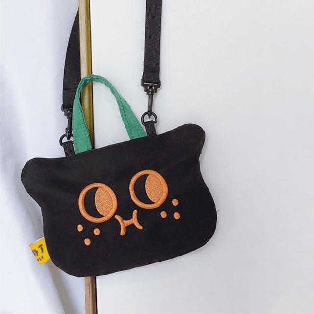 しいねちゃんページ　黒ネコ☆リュック対応☆ワンショルダーバッグ 楽天市場】リュックサック ネコ 合皮 レディース 猫顔 バッグ