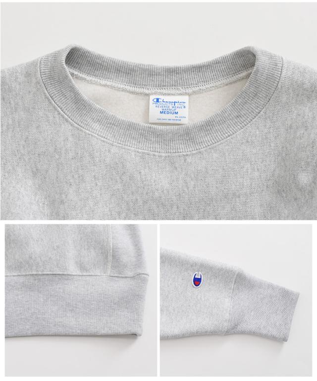 新作 Champion チャンピオン リバースウィーブ クルーネック スウェットシャツ C3-Y032 スウェット メンズ 無地 大きいサイズ ブランド 冬 トップス トレーナー 裏起毛 暖かい 厚手 11.5oz