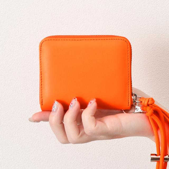 新作 perche ペルケ ネオンカラー ジャバラカードウォレット