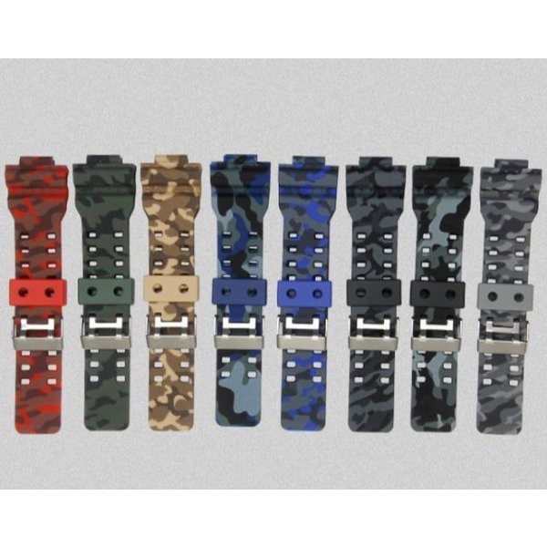 カシオg-shock 腕時計 互換代用ラバーベルト 16mm GLS/GD/GA-100 カシオg-shock 腕時計 互換代用ラバーベルト 16mm GLS/GD/GA-100