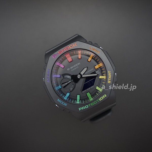 G-SHOCK Ga2100-1A1 カシオーク　カスタマイズ　カーボン調 Amazon.co.jp: Ga2100-1A1 カシオーク カスタムケース カーボン
