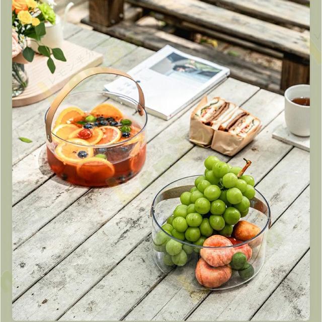 当日発送 フルーツバスケット 北欧ガラスサービングトレイキャンディー