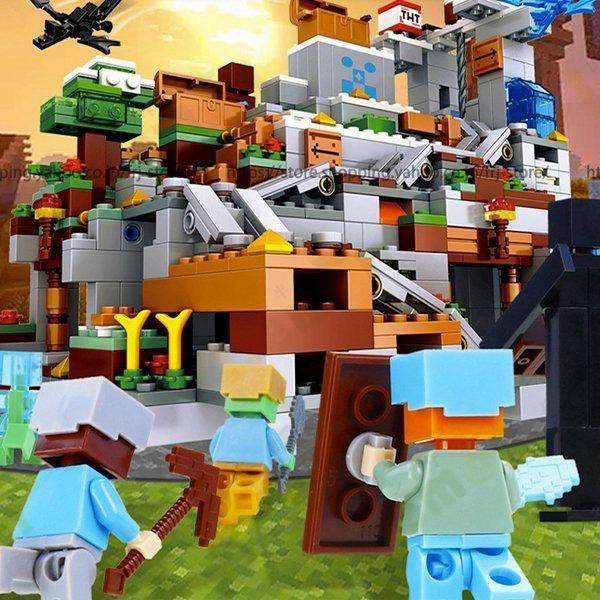 マインクラフト風 ブロック Minecraft 大人気ミニフィグ 鉱山 豪華セット 2688ピース レゴ交換品 交換 山の洞窟 The  Mountain Cave レゴの通販はau PAY マーケット - Zakka-Store | au PAY マーケット－通販サイト