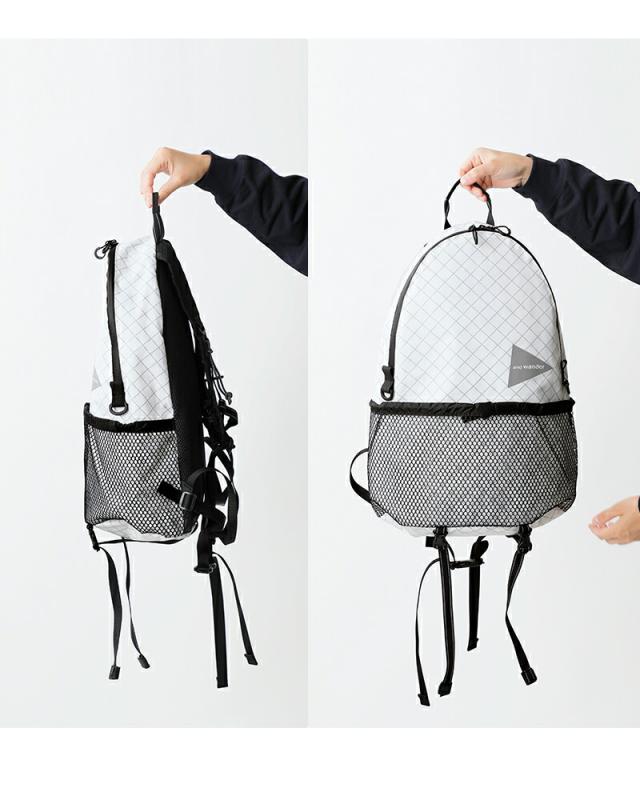 アンドワンダー バックパック リュック and wander エコパック