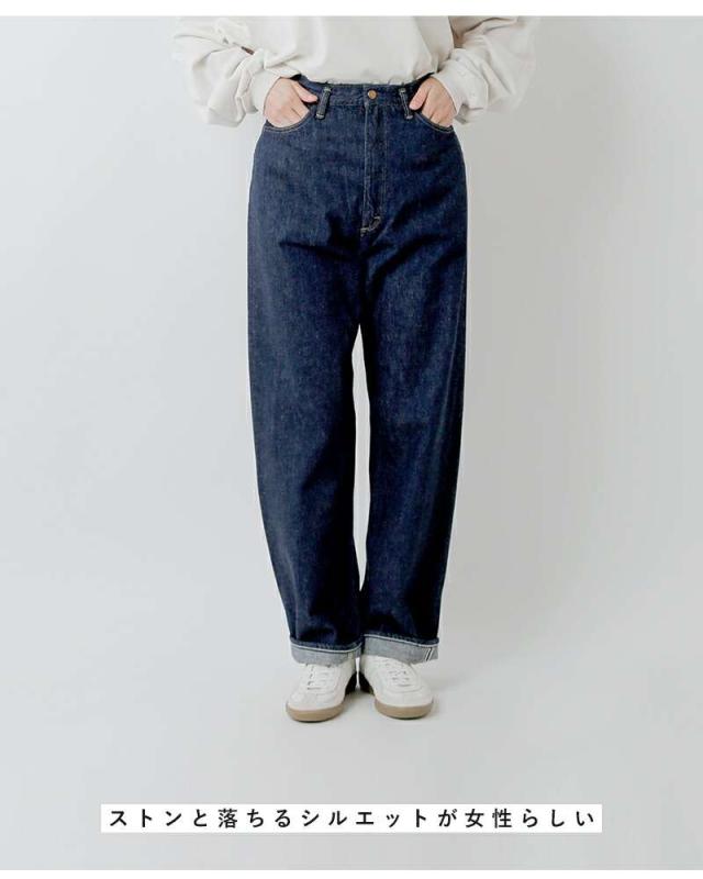 オアスロウ or slow ハイライズ デニム パンツ “JASMINE” 00-1040 パンツ クーポン対象