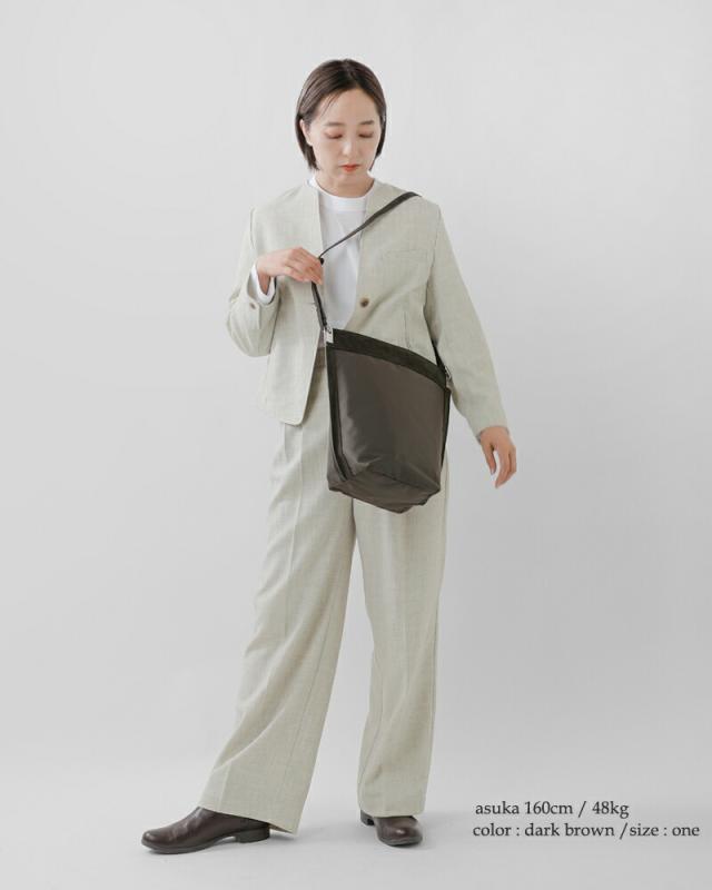 ORSETTOカウレザー ナイロン 2way ショルダー バッグ “RACCOLTO” 01-161-162-01