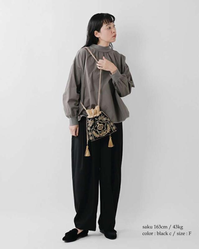 ne Quittez pas(ヌキテパ)スパンコール刺繍ショルダーバッグ“EmbroideryShoulderBag”012052nj3-5-7-9