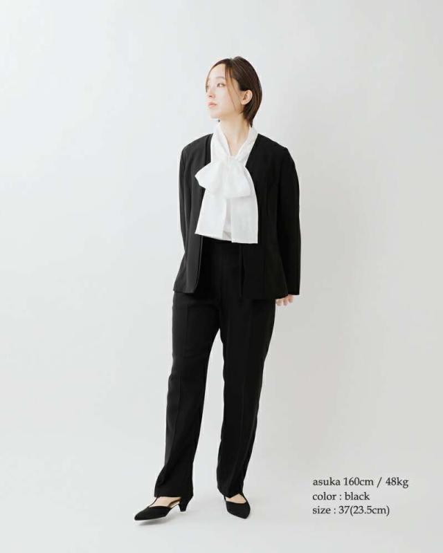 kaene(カエン)アシンメトリーストラップパンプス050018o