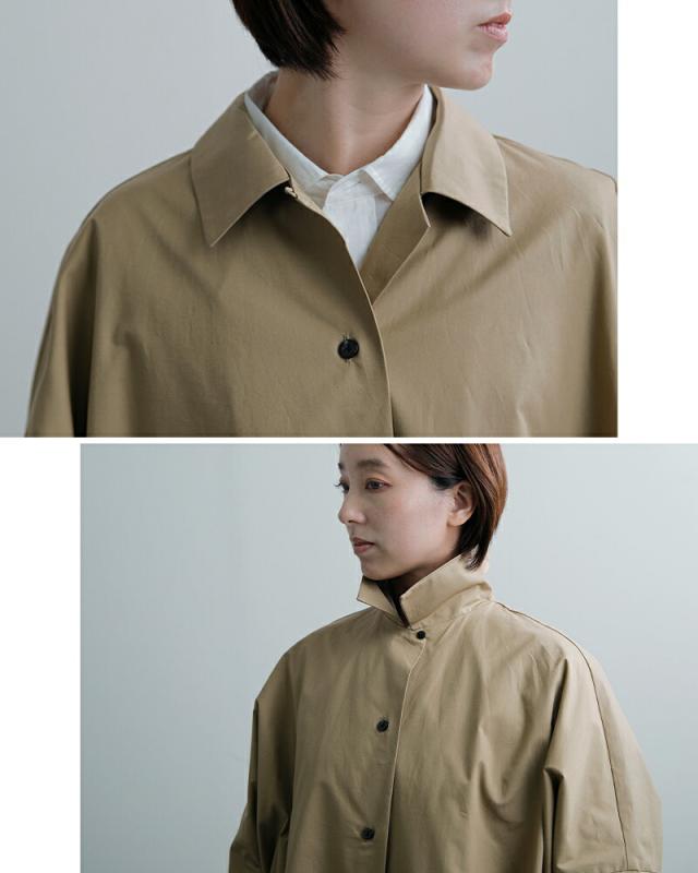 mizuiro ind(ミズイロインド)コットンワイドシャツワンピース1-250084