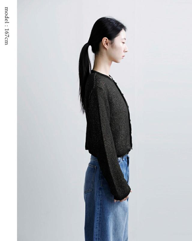 COOHEM(コーへン)Wフェイスポンポンニットカーディガン11-262-006