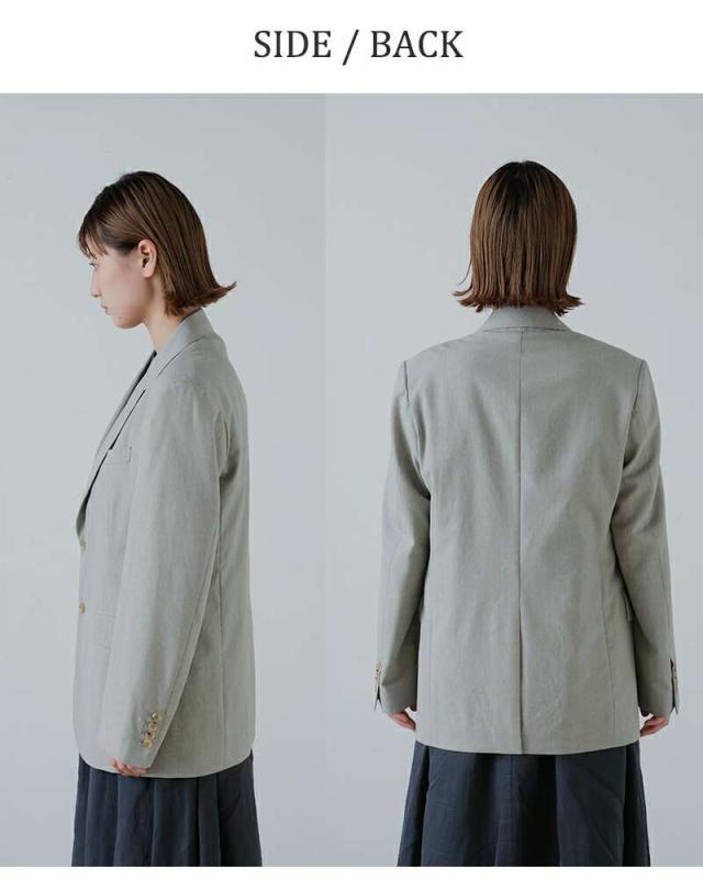 YLEVE(イレーヴ)ウールシャンブレージャケット“WOOLCHAMBRAYJK”16851-20034