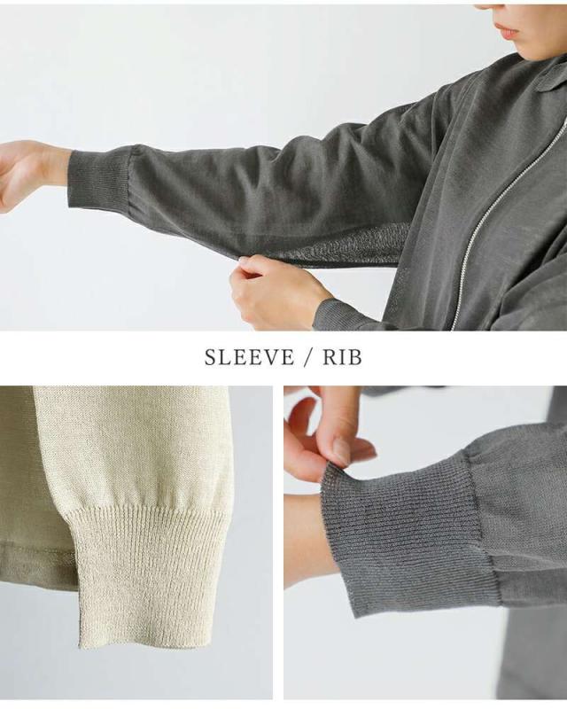 EMMACULATE(エマキュレイト)ウールシアー襟付きジップカーディガン2253k-01348