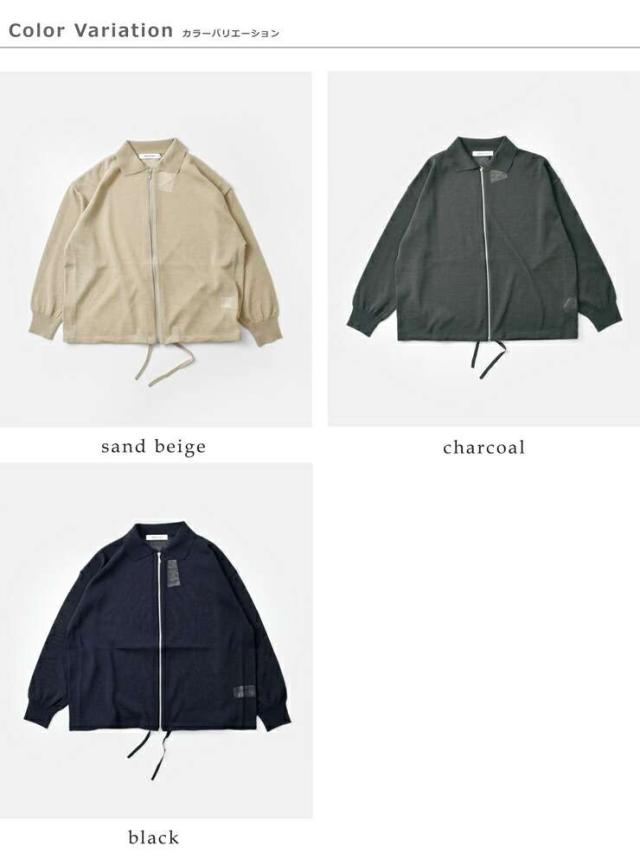 EMMACULATE(エマキュレイト)ウールシアー襟付きジップカーディガン2253k-01348