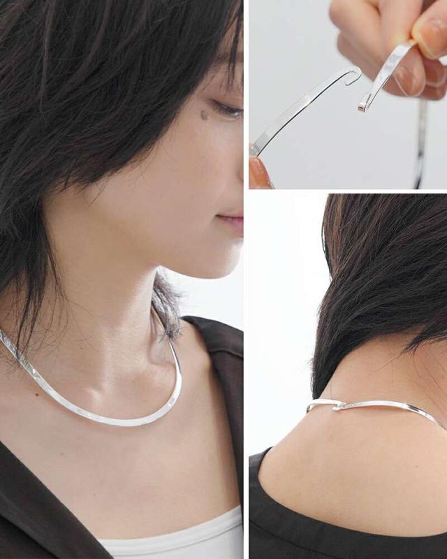 JAMIRAY(ジャミレイ)シルバープレートチョーカーS“PLATECHOKERS”242-270121
