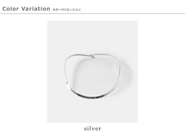 JAMIRAY(ジャミレイ)シルバープレートチョーカーS“PLATECHOKERS”242-270121
