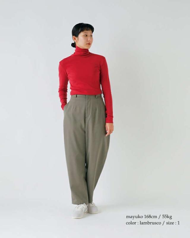 GICIPI(ジチピ)コットンタートルネックロングスリーブTシャツ“PREZZEMOLO”2520a