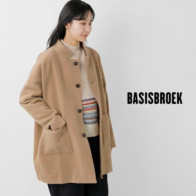 Basisbroek(バージスブルック)ウール起毛スリークォーターコート“DENEEN”25213d