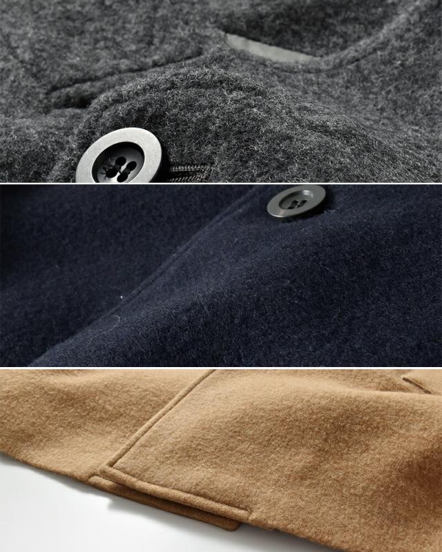 Basisbroek(バージスブルック)ウール起毛スリークォーターコート“DENEEN”25213d