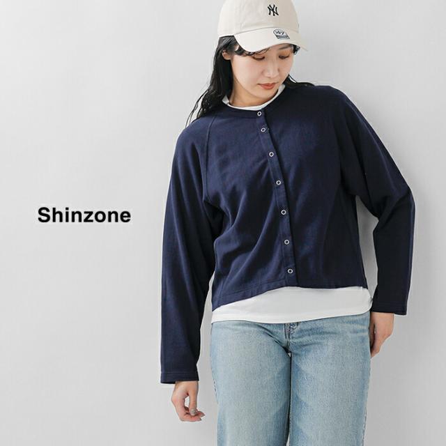 Shinzone(シンゾーン)コットン裏毛ロングスリーブカーディガンINLAYEDCARDIGAN26smscu08