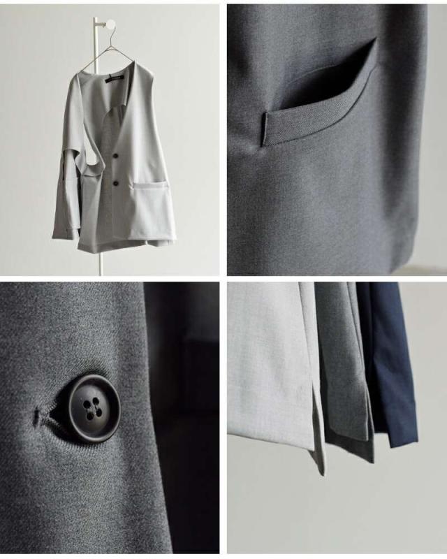 mizuiro ind(ミズイロインド)ディープVネックワイドベスト3-230108