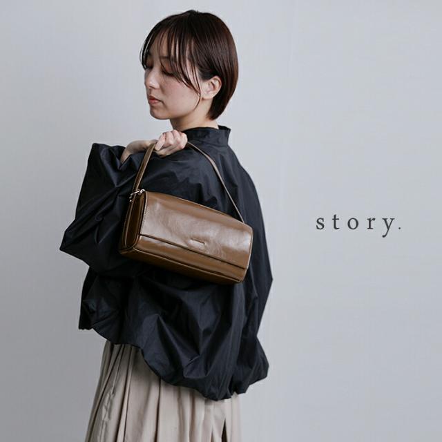 story.(ストーリー)カウスプリットレザー3wayシリンダークロスボディバッグ3a-1835-4