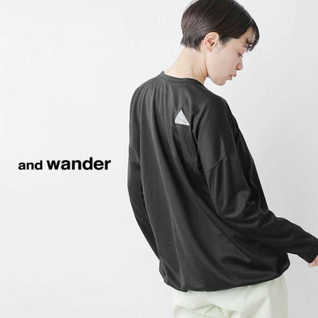andwanderパワードライジャージーロングスリーブTシャツ574-3164007