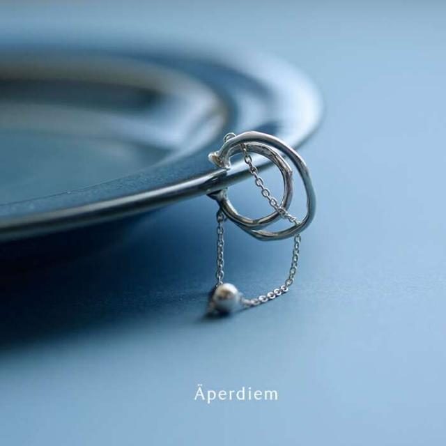 Aperdiem(アペルディエム)ノイズサークルイヤーカフ“NoiseCircleEarCuffSV”片耳用81521084