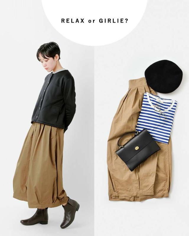 HARVESTY(ハーベスティ)コットンサーカスキュロットパンツa21609