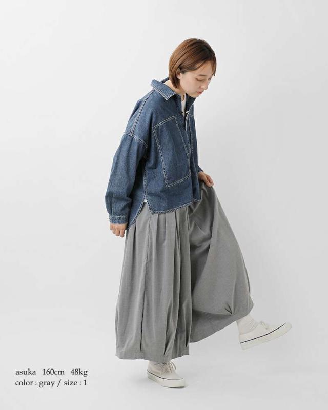 HARVESTY(ハーベスティ)トロピカルストレッチサーカスキュロットパンツa22510