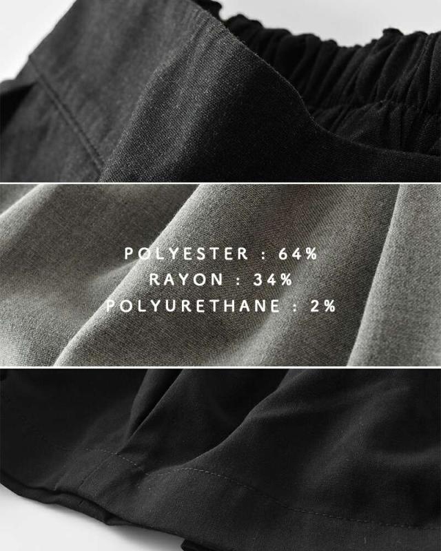 HARVESTY(ハーベスティ)トロピカルストレッチサーカスキュロットパンツa22510