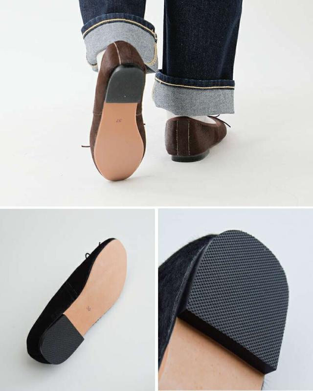 REMME(レメ)ハラコフラットバレエシューズzh-zaragoza-po