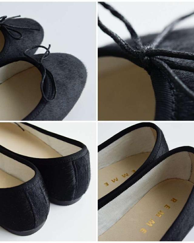 REMME(レメ)ハラコフラットバレエシューズzh-zaragoza-po