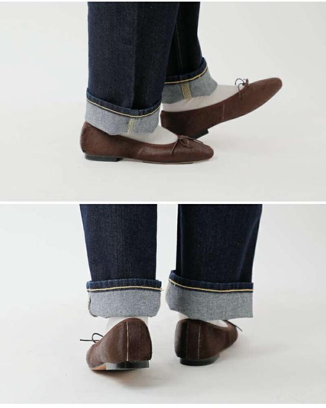 REMME(レメ)ハラコフラットバレエシューズzh-zaragoza-po