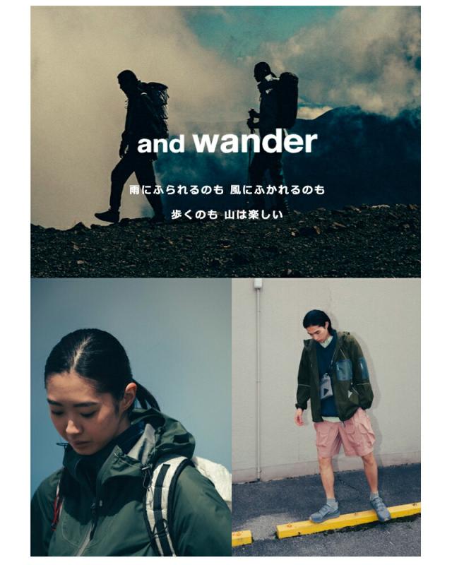 andwanderパワードライジャージーロングスリーブTシャツ574-3164007