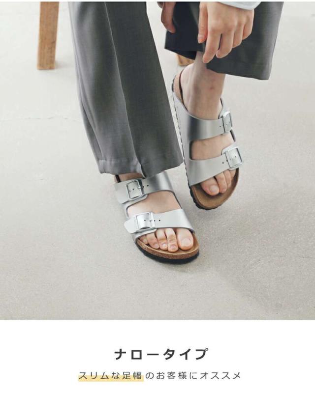 ビルケンシュトック コンフォートサンダル靴 シューズ BIRKENSTOCK  アリゾナ ビルコフロー メタリック ナロー サンダル “Arizona” arizona-bf-same2  クーポン対象