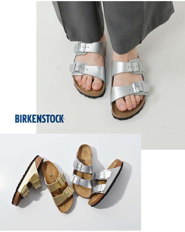 ビルケンシュトック コンフォートサンダル靴 シューズ BIRKENSTOCK  アリゾナ ビルコフロー メタリック ナロー サンダル “Arizona” arizona-bf-same2  クーポン対象