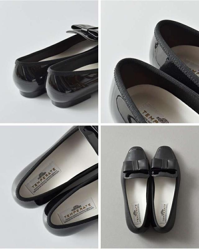 TEMPERATE(テンパレイト)リボンレインスリッポンシューズ“AUDREY”audrey-same1