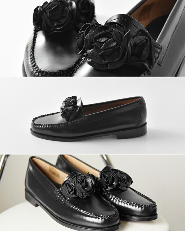 G.H.BASS(ジーエイチバス)レザーフローラペニーローファー“WEEJUNWMN”ba41097