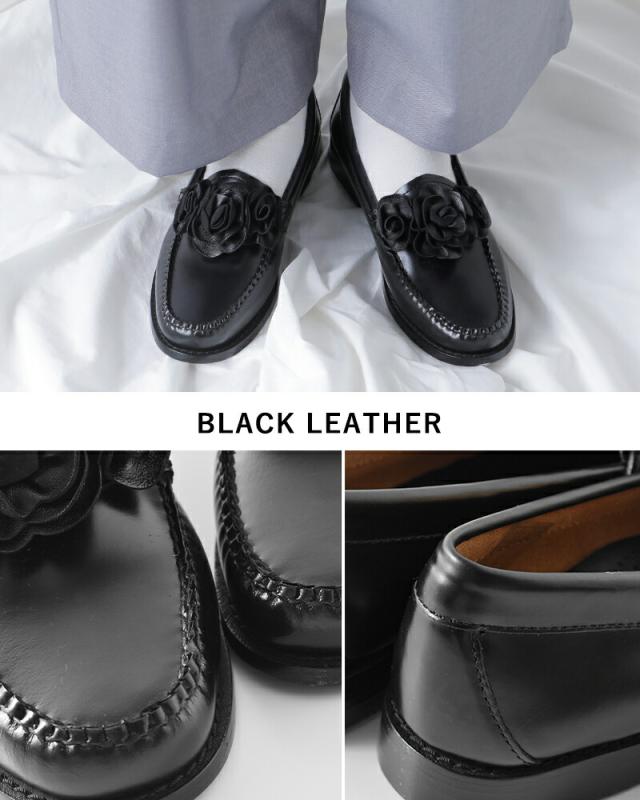 G.H.BASS(ジーエイチバス)レザーフローラペニーローファー“WEEJUNWMN”ba41097