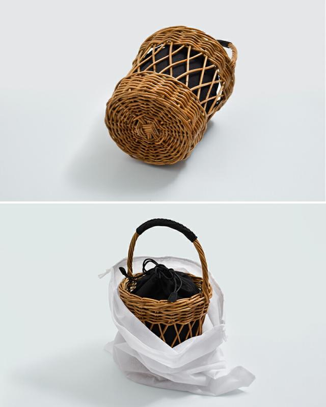 The Bagmatiアラログカゴ×巾着バケツバッグ bbk21-ss13