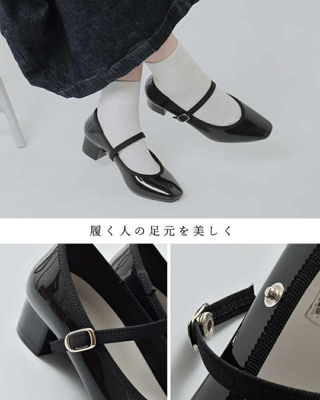 テンパレイト パンプス TEMPERATE  レイン ストラップ パンプス “CANNON” cannon  クーポン対象