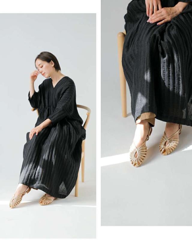 パオロ ボーヴ サンダル PAOLO BOVE レザー バック ストラップ